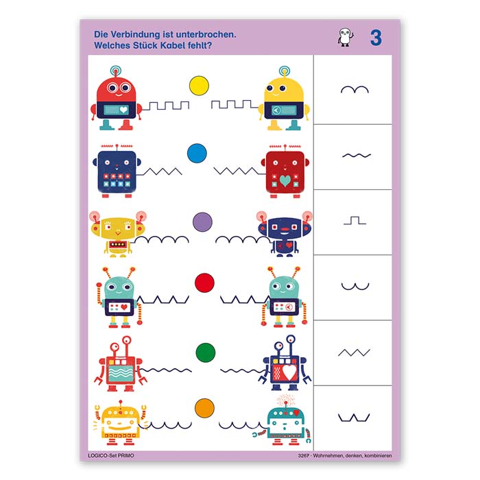 Wahrnehmen, denken, kombinieren | LOGICO-Set PRIMO | Beispielkarte 3