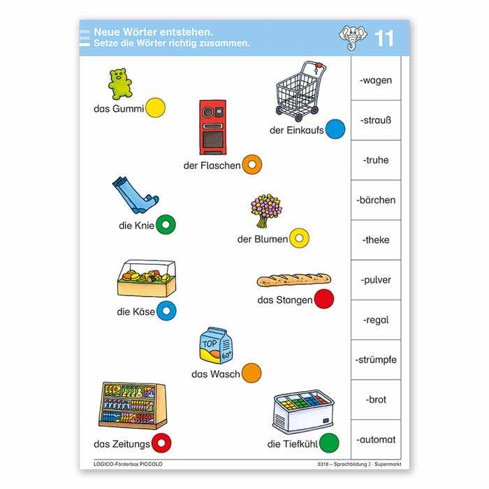 Sprachbildung I | LOGICO PICCOLO-Förderbox |3318 | Beispielkarte 4