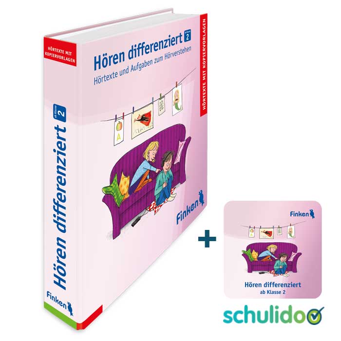 Hören differenziert • ab Klasse 2 | Hörtexte und Aufgaben zum Hörverstehen | Ordner plus schulidoo